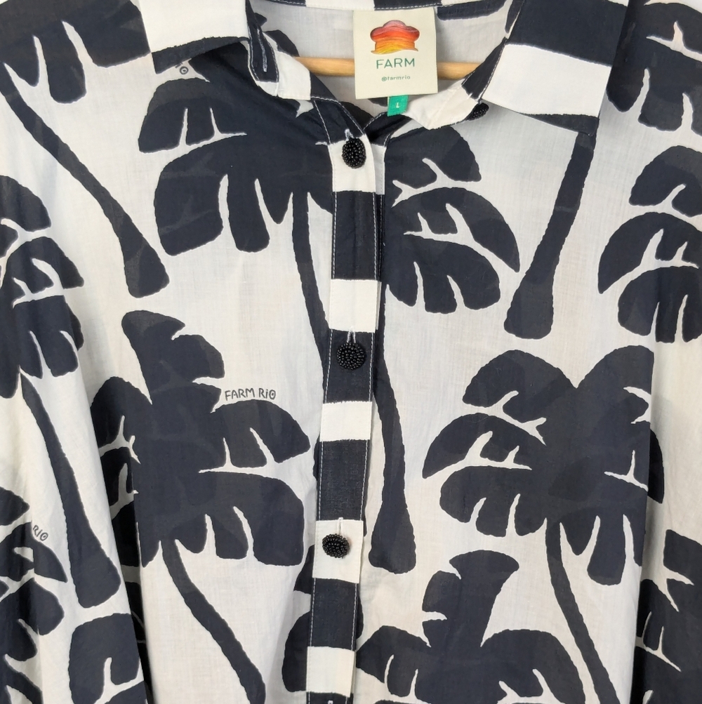 Farm Rio • Coconut Kimono Shirt - Picture 5 of 9